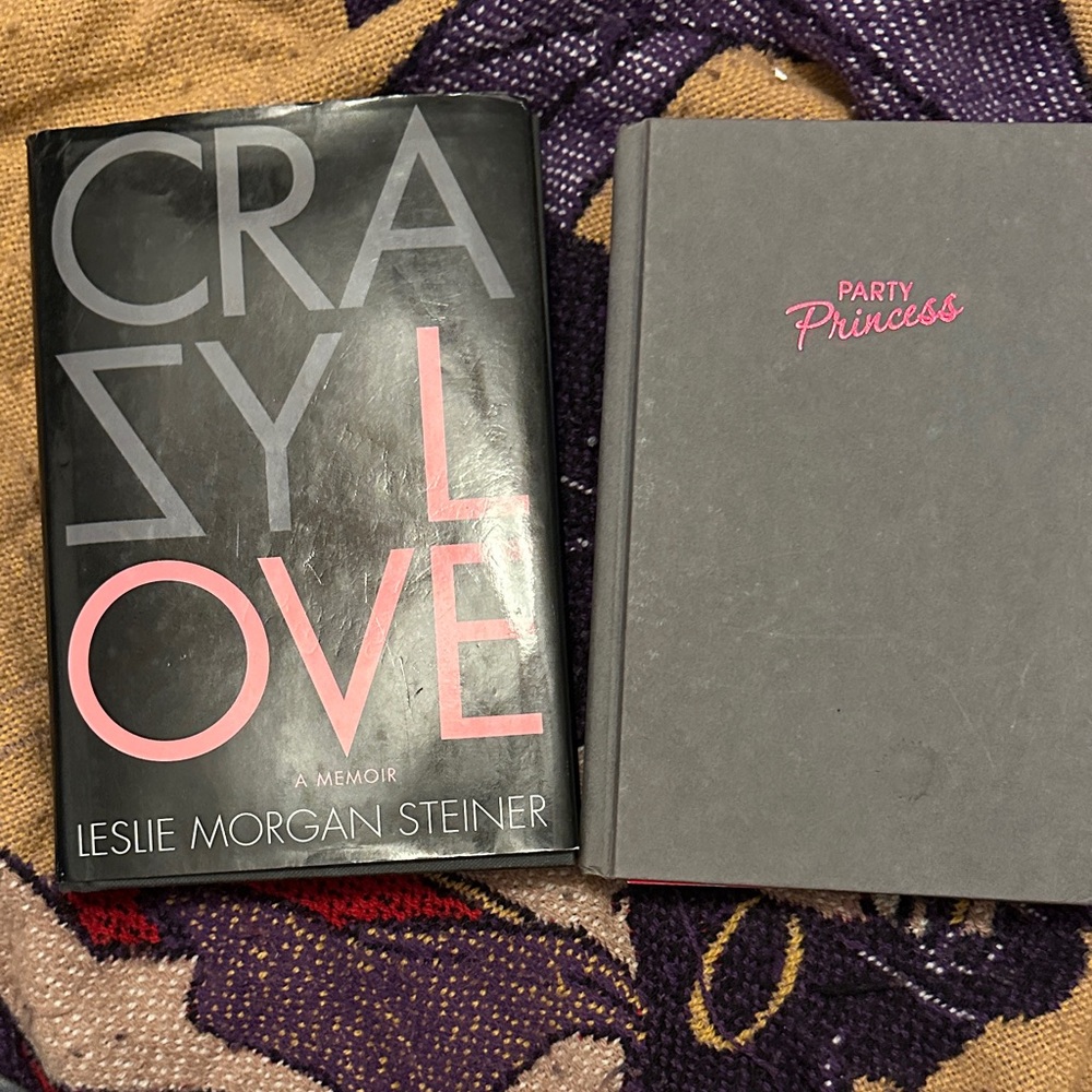 Gray and Pink Hardcover Books